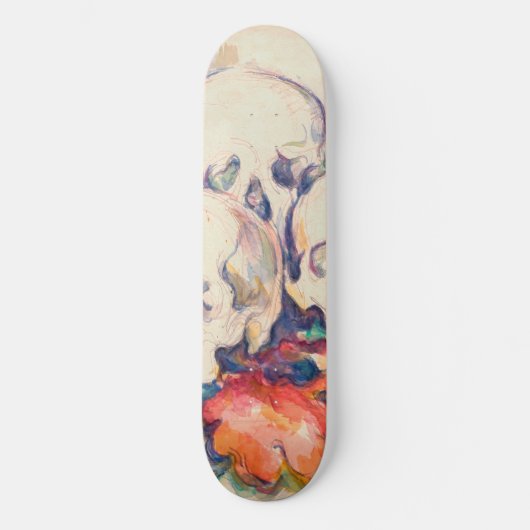 Paul Cezanne - De Waterverf van de Drie Skull Skateboard (Voorkant)