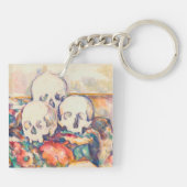 Paul Cezanne - De Waterverf van de Drie Skull Sleutelhanger (Achterkant)