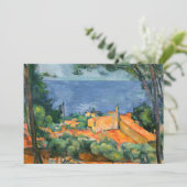 Paul Cezanne - Estaque met Red Roofs Kaart (Staand voorkant)