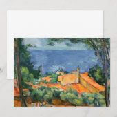 Paul Cezanne - Estaque met Red Roofs Kaart (Voorkant / Achterkant)
