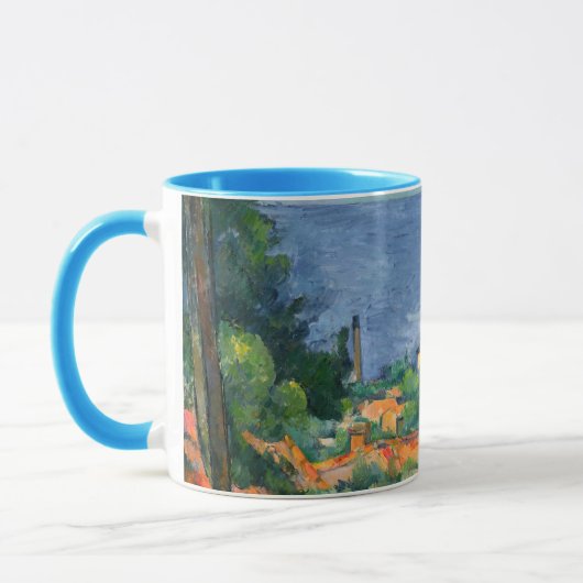 Paul Cezanne - Estaque met Red Roofs Mok (Links)