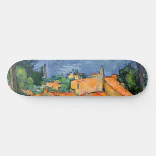 Paul Cezanne - Estaque met Red Roofs Skateboard (Horizontaal)