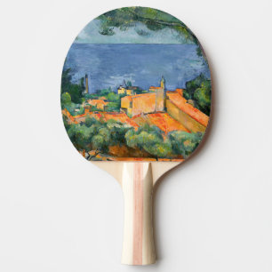 Paul Cezanne - Estaque met Red Roofs Tafeltennisbatje