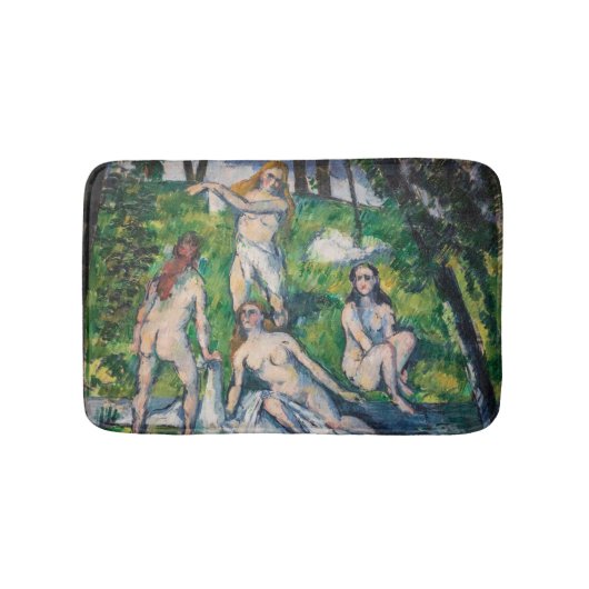 Paul Cezanne - Four Bathers Badmat (Voorkant)