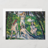 Paul Cezanne - Four Bathers Kaart (Voorkant / Achterkant)