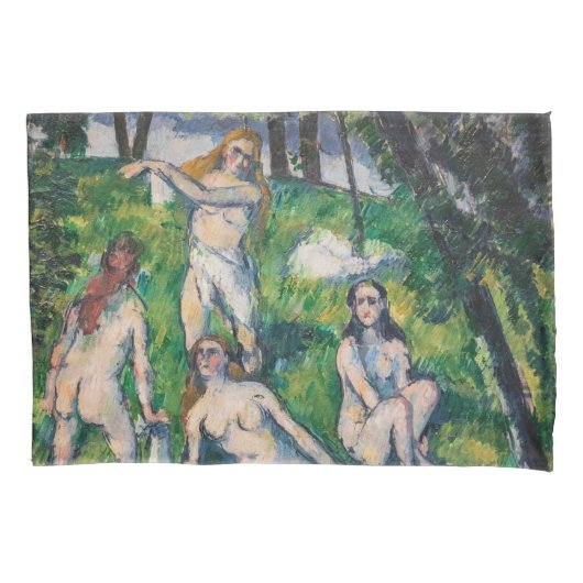 Paul Cezanne - Four Bathers Kussensloop (Voorkant)