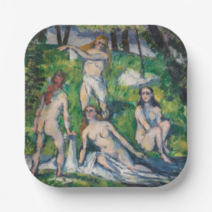 Paul Cezanne - Four Bathers Papieren Bordje