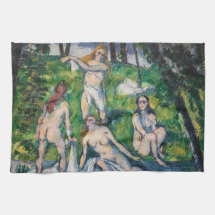 Paul Cezanne - Four Bathers Theedoek