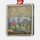 Paul Cezanne | Fruit, Serviette en Milk Jug, c.18 Metalen Ornament (Links)