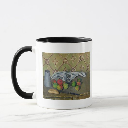 Paul Cezanne | Fruit, Serviette en Milk Jug, c.18 Mok (Links)