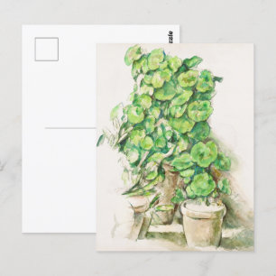 Paul Cézanne Geraniums is nog steeds een botanisch Briefkaart