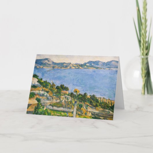 Paul Cezanne - Golf van Marseille gezien vanuit Es Kaart (Voorkant)