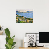 Paul Cezanne - Golf van Marseille gezien vanuit Es Poster (Thuiskantoor)