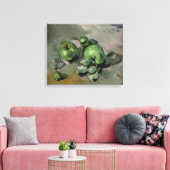 Paul Cezanne | Groene appelen, c.1872-73 Canvas Afdruk (Insitu (Woonkamer))
