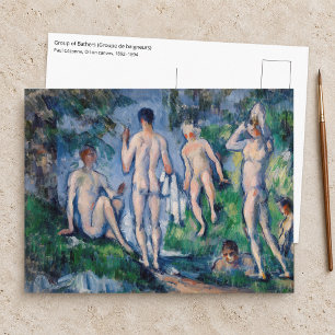 Paul Cezanne - Groep Baders Briefkaart
