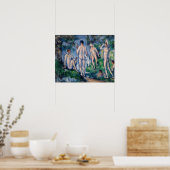 Paul Cezanne - Groep Baders Poster (Keuken)