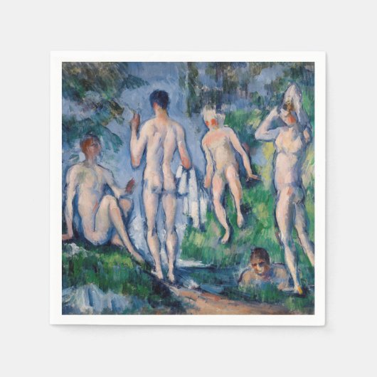 Paul Cezanne - Groep Bathers Servet (Voorkant)