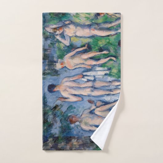 Paul Cezanne - Groupe des Bathères (Serviette à main)