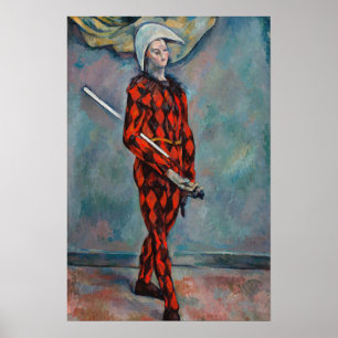Paul Cezanne - Harlekijn Poster