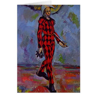 Paul Cezanne-Harlequin