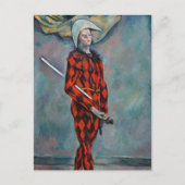 Paul Cezanne - Harlequin Briefkaart (Voorkant)