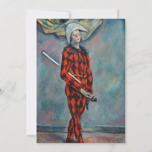 Paul Cezanne - Harlequin Kaart