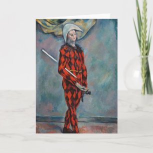 Paul Cezanne - Harlequin Kaart