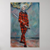 Paul Cezanne - Harlequin Poster (Voorkant)