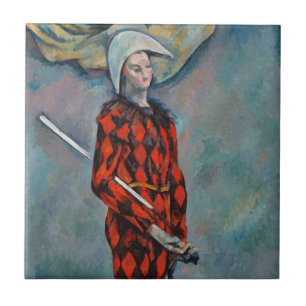Paul Cezanne - Harlequin Tegeltje