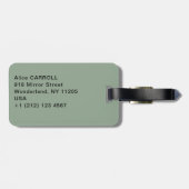 Paul Cezanne - Het mandje appels Bagagelabel (Achterkant horizontaal)