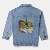 Paul Cezanne - Het mandje appels Denim Jacket (Achterkant)