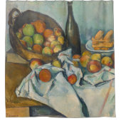 Paul Cezanne - Het mandje appels Douchegordijn (Voorkant)