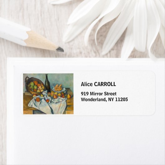 Paul Cezanne - Het mandje appels Etiket (Insitu)