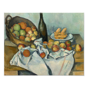 Paul Cezanne - Het mandje appels Foto Afdruk