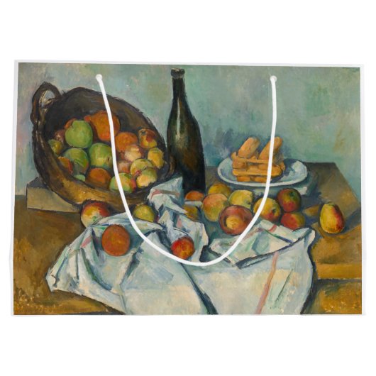 Paul Cezanne - Het mandje appels Groot Cadeauzakje (Achterkant)