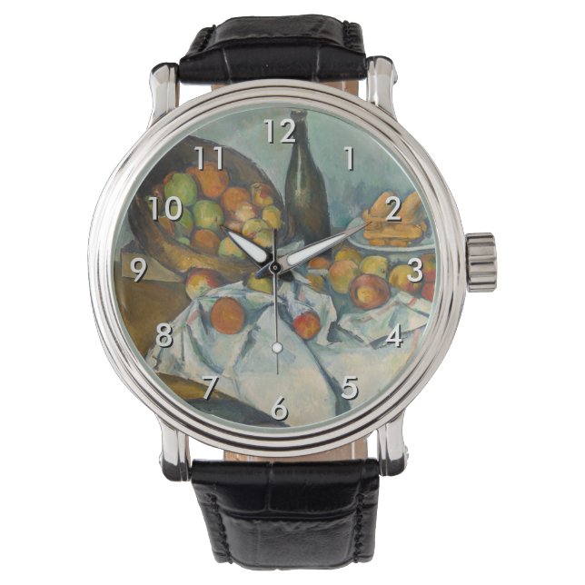 Paul Cezanne - Het mandje appels Horloge (Voorkant)