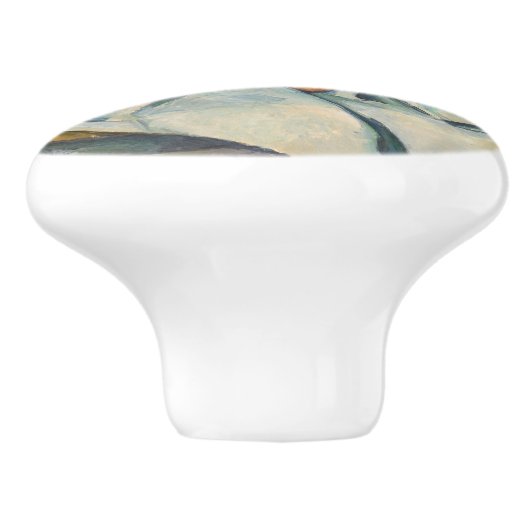 Paul Cezanne - Het mandje appels Keramische Knop (Zijkant)