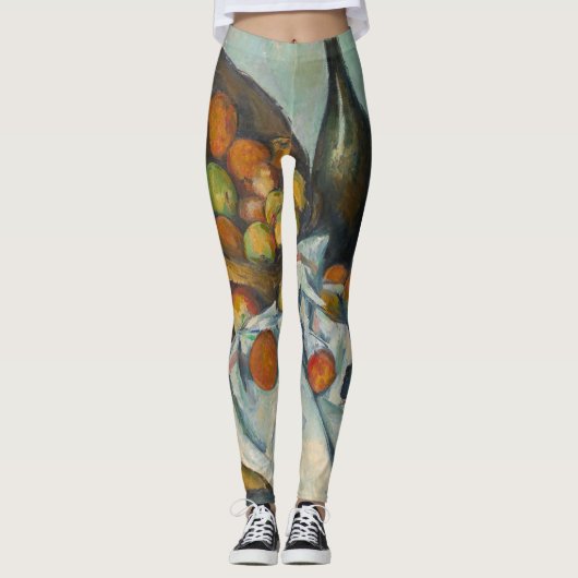 Paul Cezanne - Het mandje appels Leggings (Voorkant)