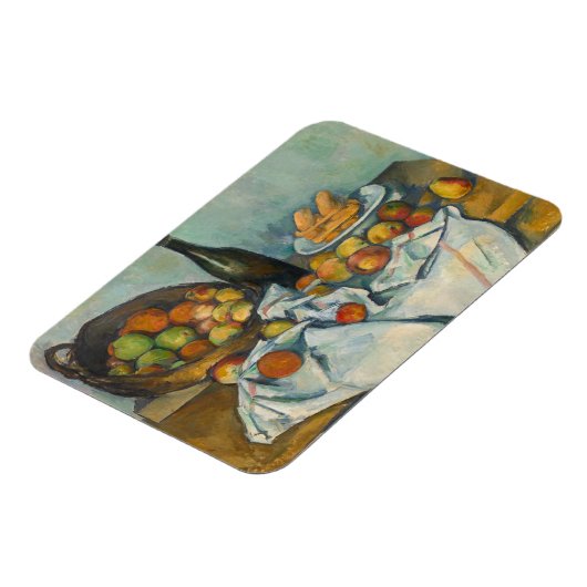 Paul Cezanne - Het mandje appels Magneet (Linkerzijde)