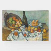 Paul Cezanne - Het mandje appels Spandoek (Horizontaal)