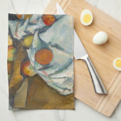 Paul Cezanne - Het mandje appels Theedoek (Quarter Fold)