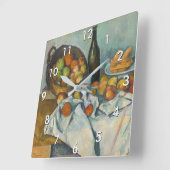 Paul Cezanne - Het mandje appels Vierkante Klok (Hoek)