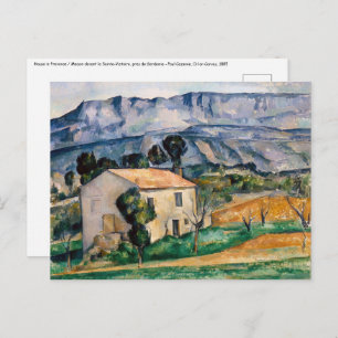 Paul Cezanne - House in Provence Briefkaart