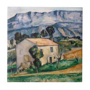 Paul Cezanne - House in Provence Tegeltje