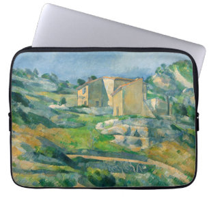 Paul Cezanne - Houses in Provence, Riaux Valley Laptop Sleeve