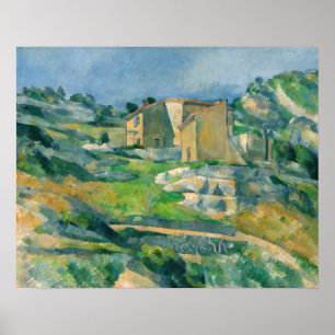 Paul Cezanne - Houses in Provence, Riaux Valley Poster