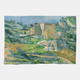 Paul Cezanne - Houses in Provence, Riaux Valley Theedoek