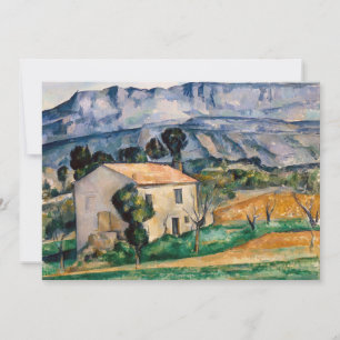 Paul Cezanne - Huis in Provence Bedankkaart