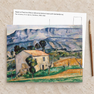 Paul Cezanne - Huis in Provence Briefkaart