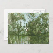 Paul Cezanne | Huis van de Banken van de Marne, 18 Briefkaart (Voorkant / Achterkant)